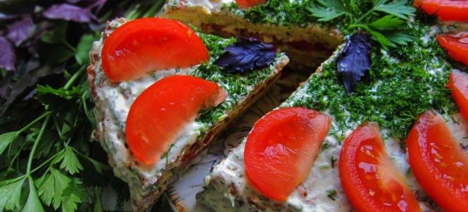 Кабачковый торт