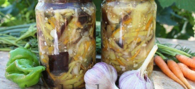 Баклажаны по-корейски на зиму