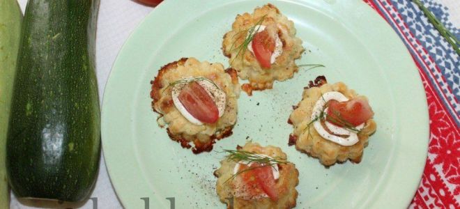 Маффины с кабачком и сыром